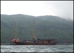 Our boat for Bai Tu Long bay