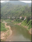 Vue du pont suspendu