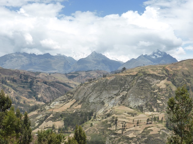 Vue sur la Cordillera Blanca