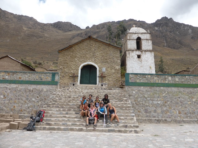 L'église d'un des villages traversés.