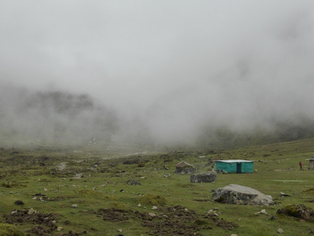 Nous avons déjeuner dans cette cabane