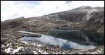 Une pause au lac avant d'attaquer la montée