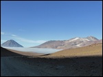 Laguna Blanco et  Verde dans les nuages