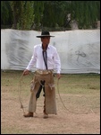 Gaucho attendant son toreau