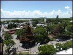 Vue du haut du phare sur la vieille ville